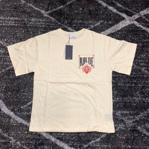 Rhude Cream Short Sleeve Tee